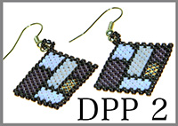 デリカビーズのピアス「DPP2」